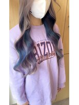 リングバイモアムー(Ring by Moremuu)&nbsp;ホワイトベージュ×ギャラクシーカラー