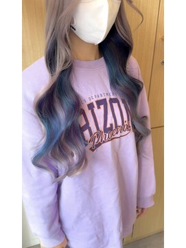 リングバイモアムー(Ring by Moremuu) ホワイトベージュ×ギャラクシーカラー