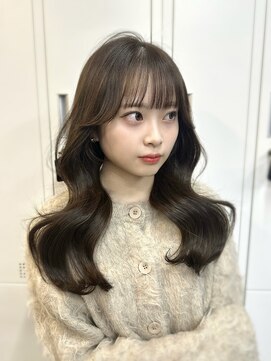 アリュウル 表参道(ALLURE) 明るめオリーブベージュ×レイヤーカットで作る韓国ヘア◯ KAKO