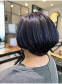 ショート/ダークブラウン/30代40代/姪浜