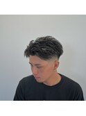 オールバックヘアー