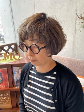 エム インターナショナル 春日部本店(EMU international) 柔らかニュアンスのマッシュショート