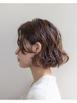 ルプラ ガーデン(le-pla garden) パーマボブ#ケアパーマ#ボブ#切りっぱなし#簡単スタイリング