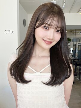 コート 表参道(Cote) Cote 美髪/オリーブベージュ/セミディ//カットレイヤー