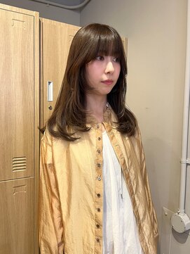 ローレンジウ(LOREN JU) 透明感髪質改善ベージュダブルカラーミルクティーグレージュ