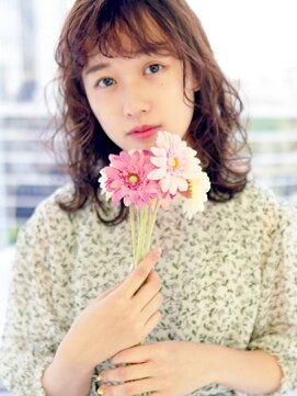 オーバーヘアー 長岡京店(over hair) ナチュラルウェーブ×フレンチガーリー