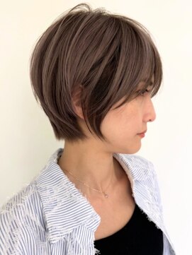 ネイロ バイ ジルブラン 葛西(NeiRo by JIL BLAN) ハイライト白髪ぼかしダブルカラーインナーカラーショートボブ