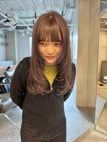 フェブ(fev)&nbsp;【fev_hana】透けカラーに顔周りざくざくlayer