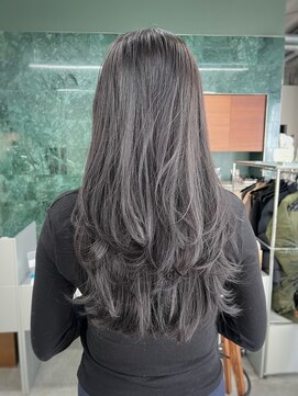 ソピ バイ インビテーション(sopi by invitation) レイヤーカット/ラベンダーグレー/ダークラベンダー/＊83