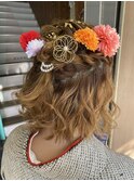 卒業式ヘアセット