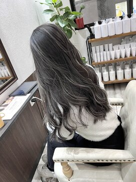 ベルヘアーデザイン 堺東(Belle hair Design) コントラストハイライト/外国人風/ハイライト/レイヤーカット