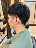 美容室ヒラトヤ 仙北店 20代30代40代ナチュラル束感ショート爽やかツーブロックショート