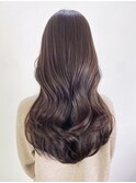 ロング韓国ヘアくびれヘア美髪顔周りレイヤー_ba544031