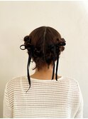 ボブでもできるヘアセット