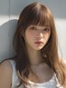 カット＋お手入れ簡単！前髪縮毛矯正＋ヘアケア　￥10340