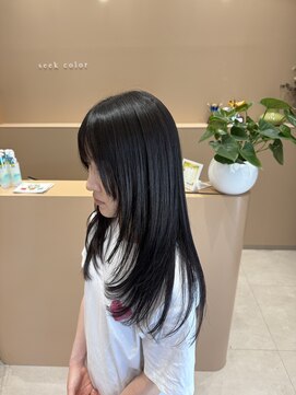 シークカラー(seek color) ロングレイヤー×トステアトリートメント
