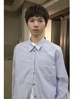 メンズレコ 渋谷(MEN'S LECO)&nbsp;メンズスパイキーショートフェザーパーマブルーブラック