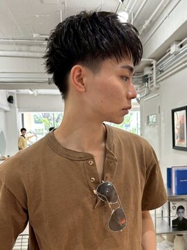 ポーチバイハニー オモテサンドウ(PORCH by HONEY omotesando) スパイキーベリーショート/マレットヘア/チャコールグレー3