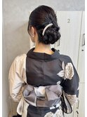 ヘアセット/ヘアアレンジ/シニョンアレンジ/銀座ヘアセット/銀座