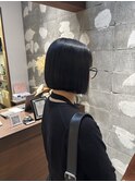 切りっぱなしボブ