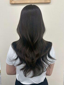 シェノン サントル(CHAINON CENTRE) 梅田/黒髪/クラゲヘアー/オリーブグレー/小顔/ココアベージュ