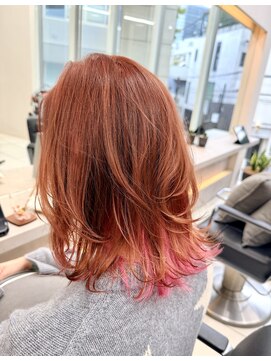 トリコ トウキョウ アヴェダ 表参道店(tricot TOKYO AVEDA) 桜ピンクの春カラー