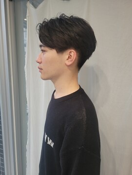 ツイギー 宮西店(TWiGGY) メンズフェザーパーマセンターパート