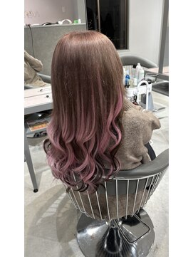 ヴァンクラウド 奈良店(VENT-CLOUD) 6Dエクステ×ブリーチで叶える透明感抜群ピンクデザインカラー♪