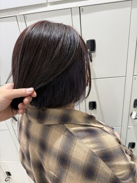 ケンジ 平塚 アネッタ(KENJE annetta) 艶髪ストレート 髪質改善カラー 髪質改善トリートメント