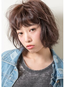 オーガスト ヘア ネイル(AUGUST hair nail) シンプルパーマボブ