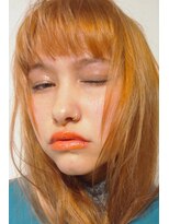 ローブ アオヤマ(LOAVE AOYAMA)&nbsp;外国人風 /アプリコットオレンジ×ハイブリーチ