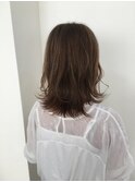 【303 HAIR AND TREATMENT】ブルーベージュ×外ハネ
