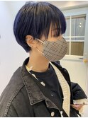 マッシュショート ハンサム トランクス ブルージュ ネイビー