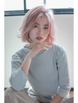 キート(Kiito) 【kiito 海老名】ダブルカラー/ピンクフロンド/ケアブリーチ