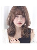 小顔ミディアム×ブラウンアッシュ PRIMA ange 中目黒