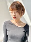 大人美人ミアショート_ラテカラー