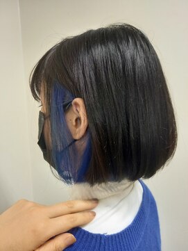 ヘアリゾートユア 新大久保店(hair resort YuA) インナーブルー