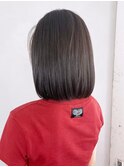 ナチュラルボブ_くびれヘアビタミンカラー_ba337962
