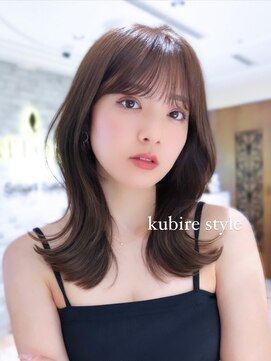 アフロート ルヴア(AFLOAT RUVUA) 王道くびれミディ/シースルーバング/韓国ヘア/髪質改善