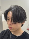 ミディアムニュアンスパーマセンターパート