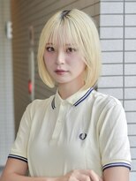 オーレント(AULENT)&nbsp;ハイトーンカラー/ボブカット/小顔カット/顔まわりカット