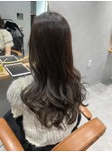 グレージュ/レイヤーカット/水素ケアカラー