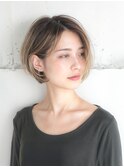 ひし形ショートボブ×レイヤーボブ30代40代