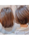30代/40代/50代/60代/ふんわりショートボブ