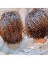 シンミシエル 京都北野白梅町(shinmiciel)&nbsp;30代/40代/50代/60代/ふんわりショートボブ