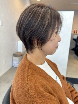 ヌードルバイコア(noodle by CoRe.gn) 白髪ぼかしハイライト