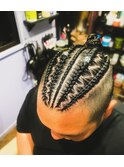 メンズコーンロウ