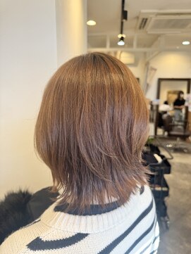 ストーリア 川崎店(STORIA) ミディアムレイヤー×シエナブラウン