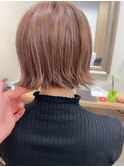 イメチェン外ハネボブ×似合わせカットメルティカラー[横浜駅]