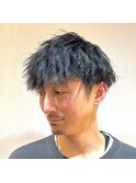色気たっぷり　大人のスパイラルパーマ